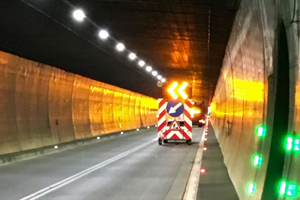 Longest tunnel equipped with AKUT