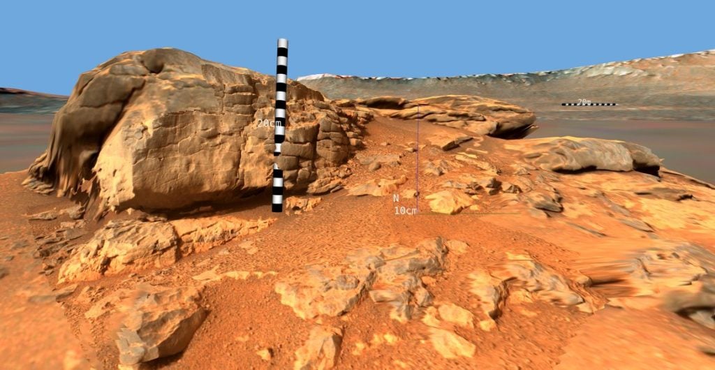 3D Rekonstruktion von der Bosten Knob Formation