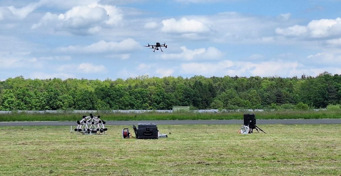 UAS NoiseCheck Testflug am AIRlabs-Testgebiet LOGG Punitz (Burgenland) Foto: JOANNEUM RESEARCH/M. Blass