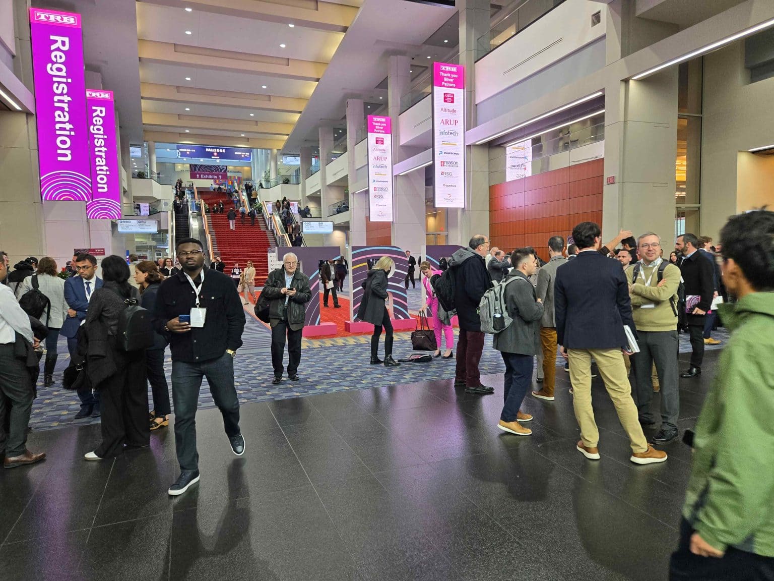 The foyer of the Walter E. Washington Convention Center in Washington, D.C. Credit: JOANNEUM RESEARCH
