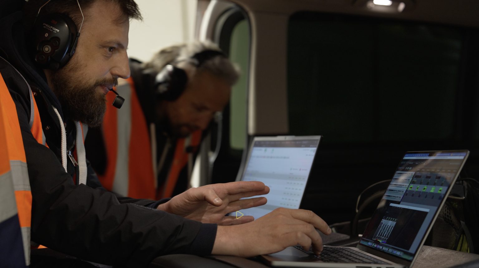 Moritz Fiser bediente das Service Interface des AKUt-Systems