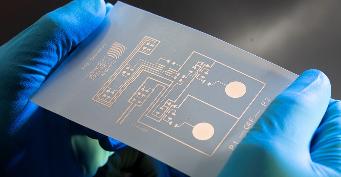 Leiterplatten auf Papier