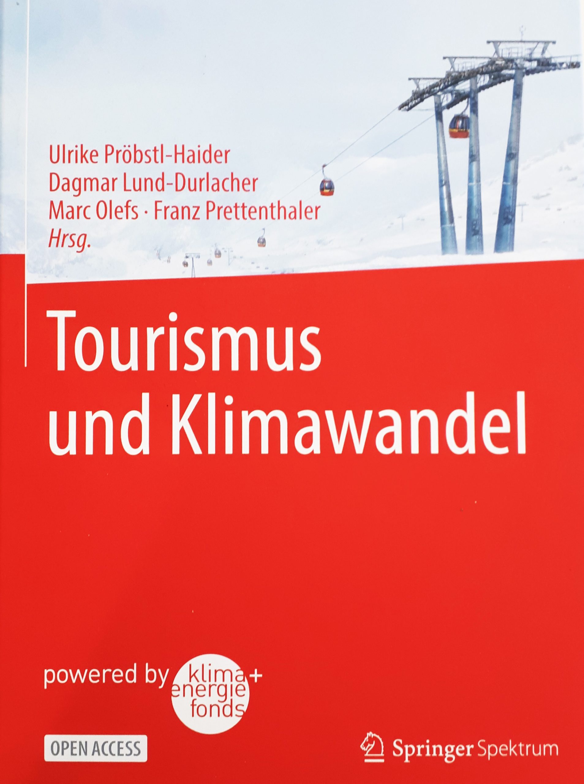 Buchcover Tourismus und Klimawandel