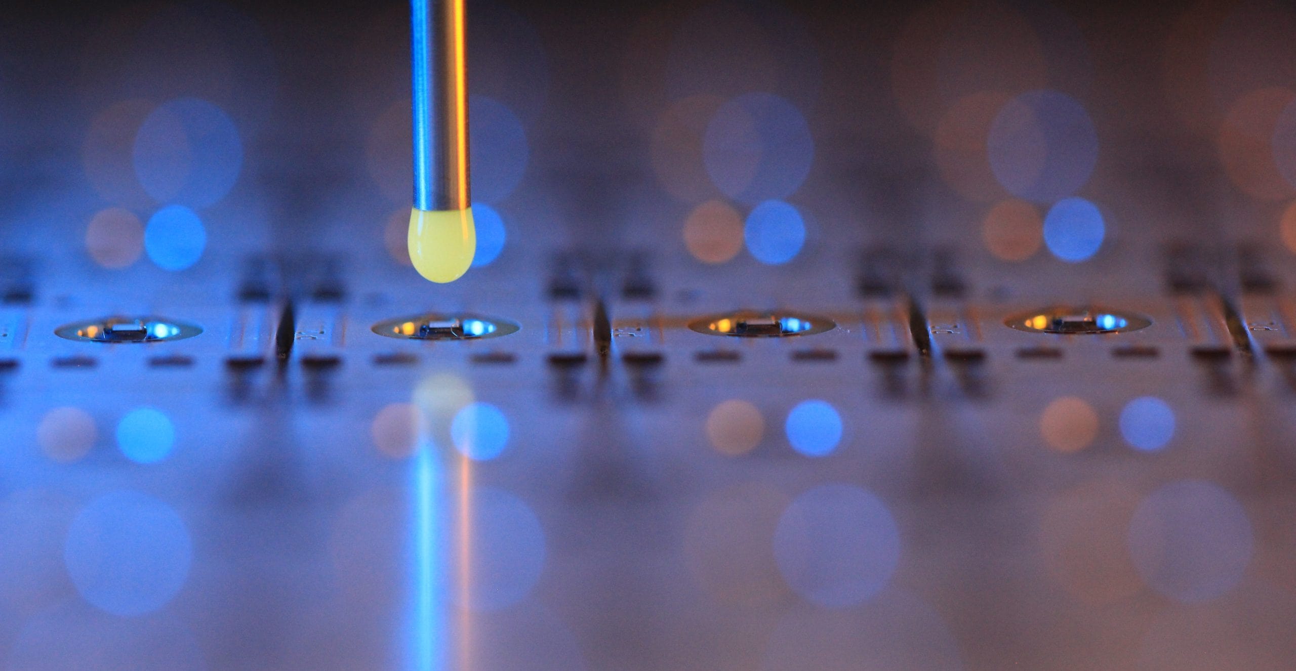 LED Tropfen unter Verwendung von SupreSil