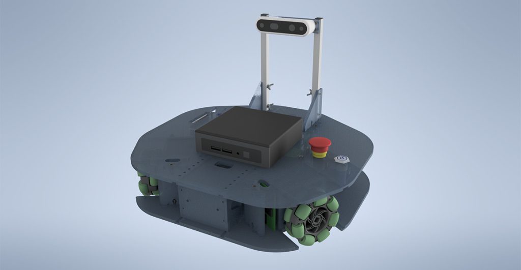 kleiner mobiler Roboter