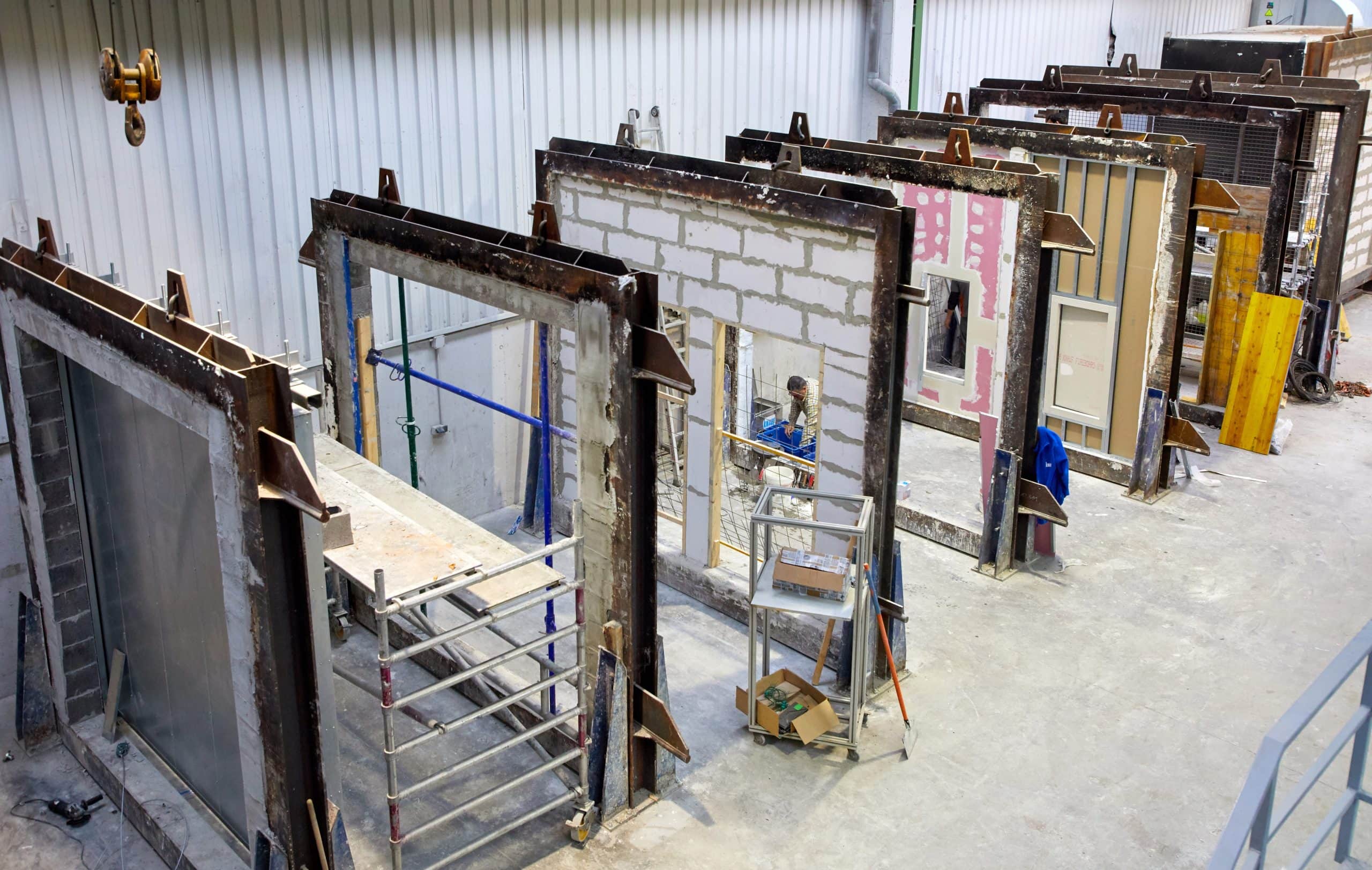 unterschiedliche Wände bei Tecnalia