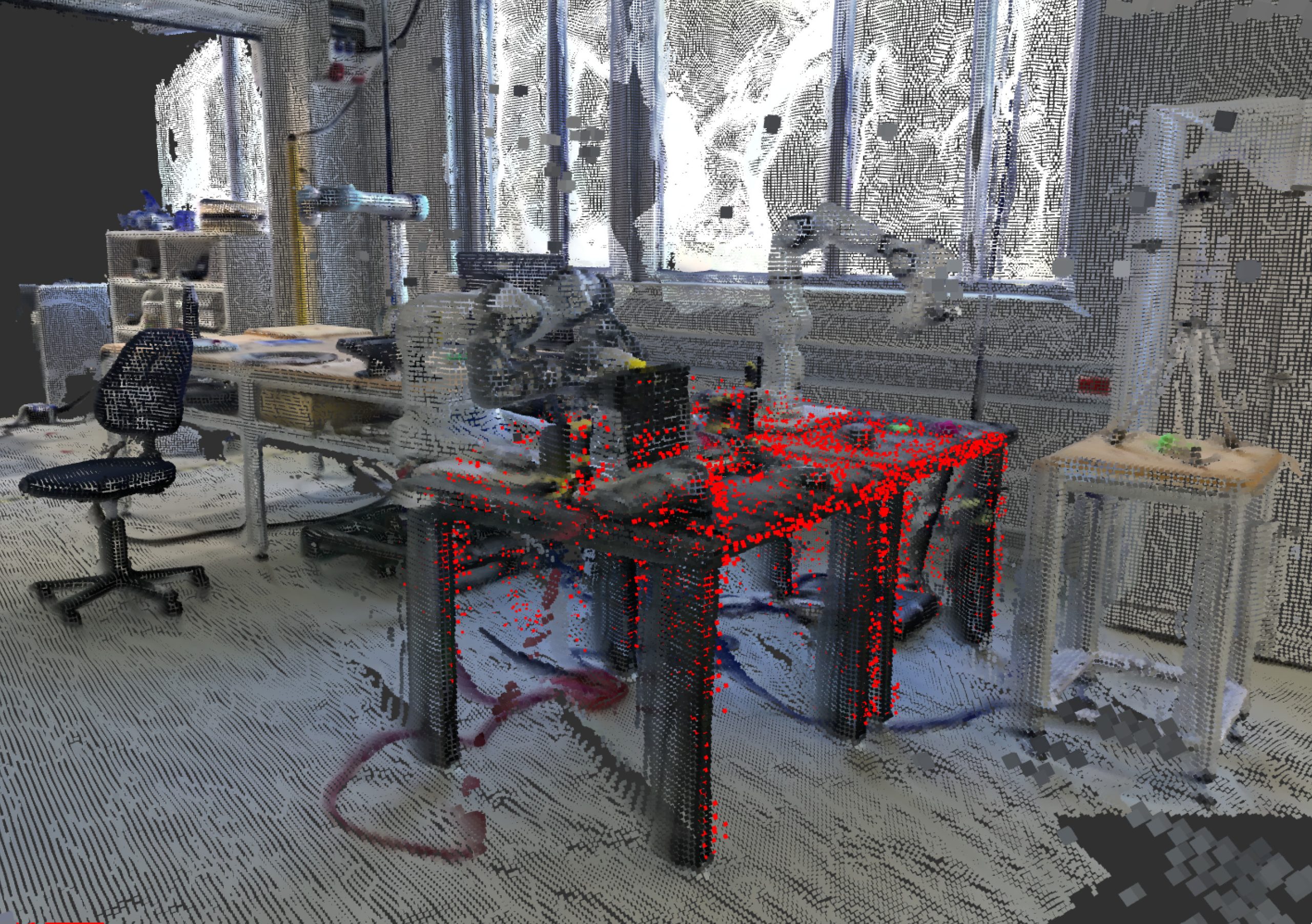 Semantische Analyse mit 3D-Rekonstruktionen aus den Sensordaten von einem Roboter