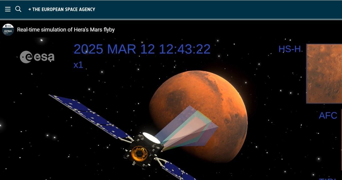 Hera Mission: Mars Vorbeiflug