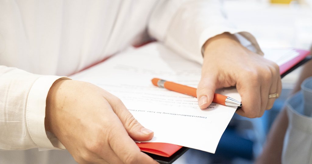 Symbolbild für Dokumentation in der Pflege