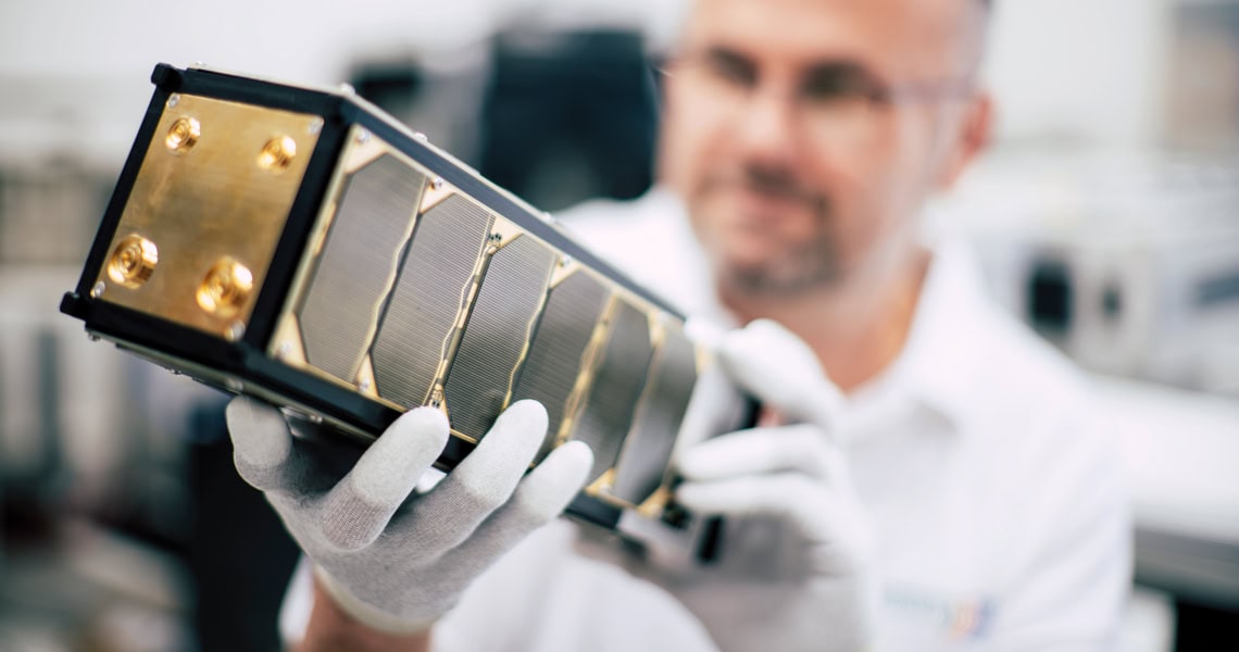 CubeSat: Beispielbild für Forschung im Bereich Weltraum bei Joanneum Research