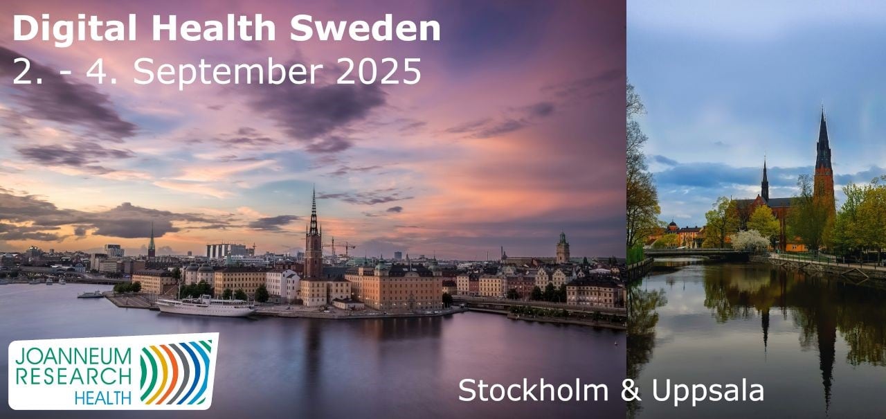 Collage zur Delegationsreise Digital Health Sweden 2025