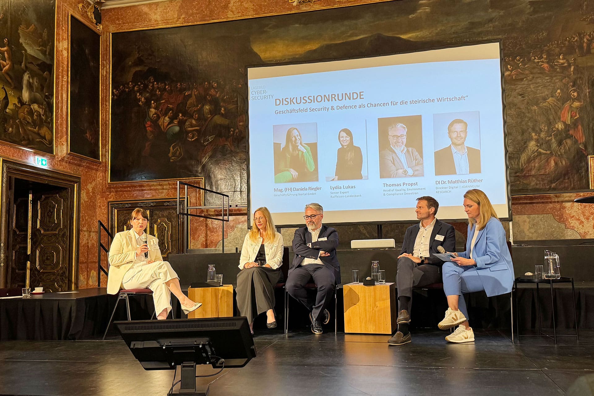 Diskussionsrunde Lagebild Cybersecurity