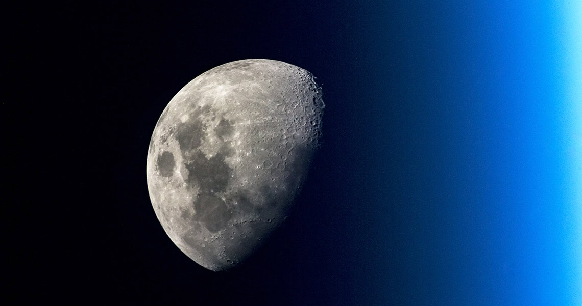Abblildung vom Mond